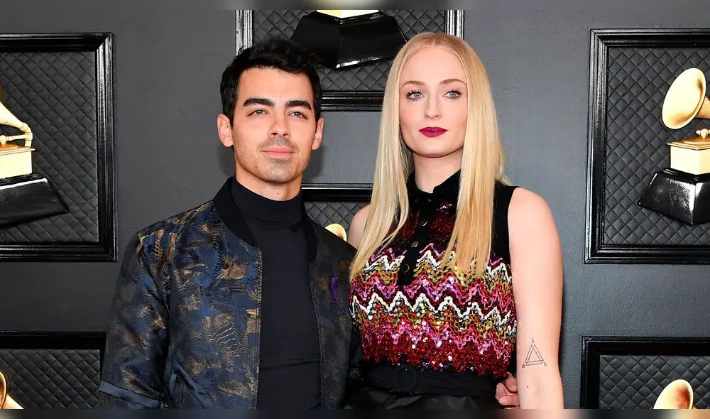 Joe y Sophie se casaron en 2019. Foto: AFP. Joe y Sophie se casaron en 2019. Foto: AFP.
