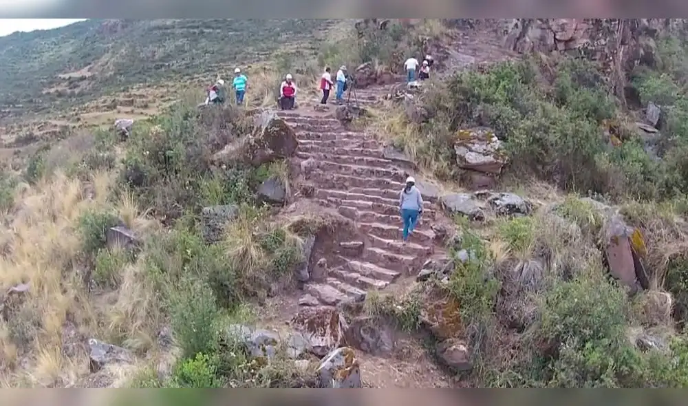Recuperan camino inca en Parque Arqueológico de Tipón. Recuperan camino inca en Parque Arqueológico de Tipón.