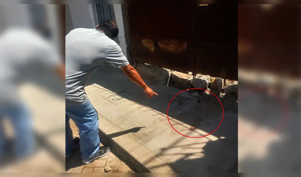 Muestran el lugar donde ocurrió el hecho. Muestran el lugar donde ocurrió el hecho.