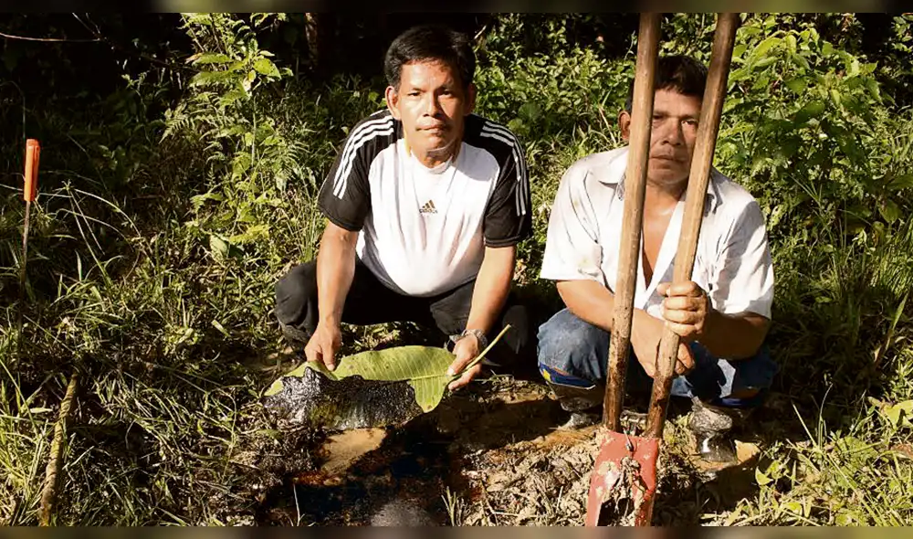 Falsa remediación tras derrames en la cuenca del Chambira