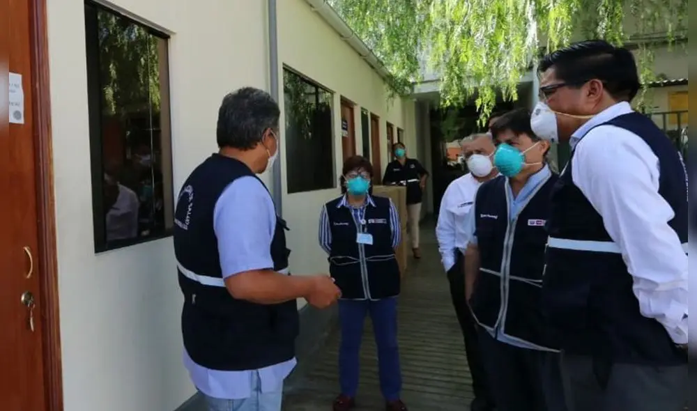 Zeballos supervisó instalaciones del INS para pruebas ante el COVID-19 Zeballos supervisó instalaciones del INS para pruebas ante el COVID-19