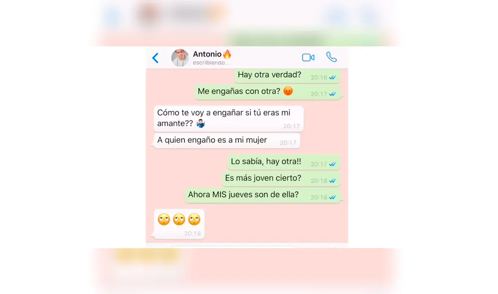 WhatsApp: joven termina con amante por su esposa, pero ella hace esto al descubrir su engaño [FOTOS]