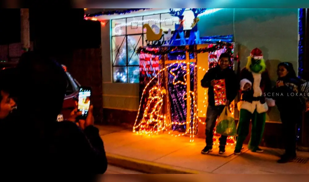 Barrio de Puno contagia la Navidad con su iluminación [FOTOS]
