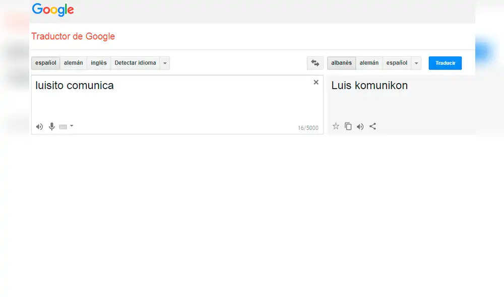 Google Translate: ‘Luisito Comunica’ es la nueva víctima del traductor [FOTOS]