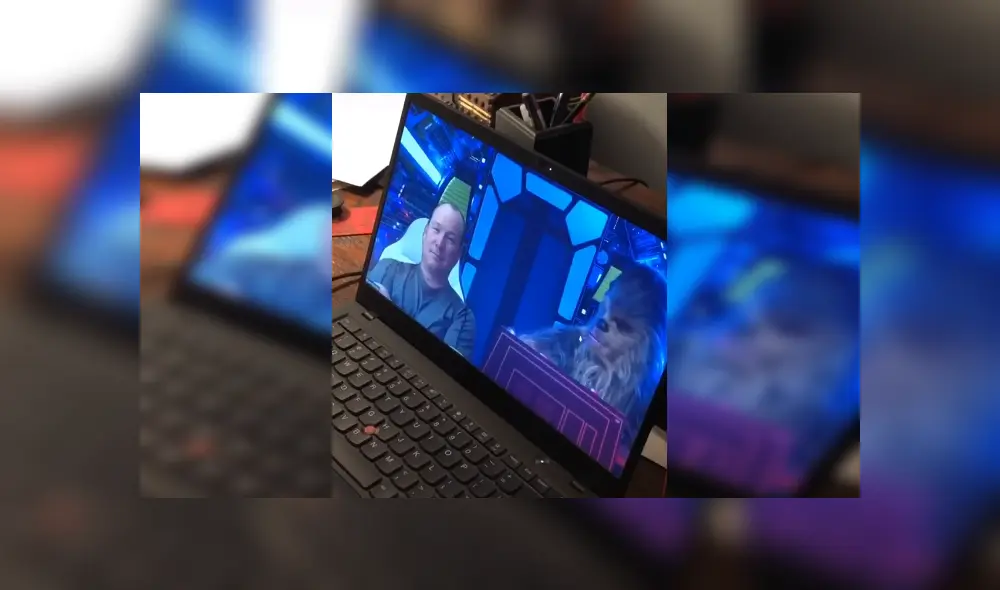 Si eres fan de Star Wars tienes que probar este truco de Zoom. Foto: Captura.