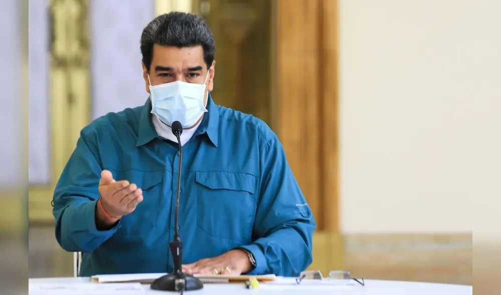 Maduro desveló que en las últimas 24 horas fueron detectados 612 casos de transmisión comunitaria. Foto: AFP.