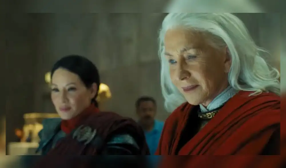 Helen Mirren y Lucy Liu como las diosas malvadas de Hespera y Kalypso. Foto: Warner Bross