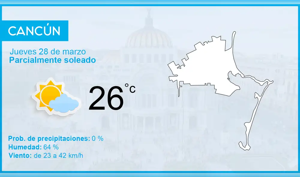 Clima en México: pronóstico del tiempo hoy, jueves 28 de marzo de 2019