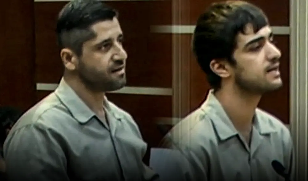 Mohammad Mahdi Karami y Seyyed Mohammad Hosseini fueron condenados a muerte por el presunto asesinato de Ruhollah Ajamian. Foto: composición LR/AFP