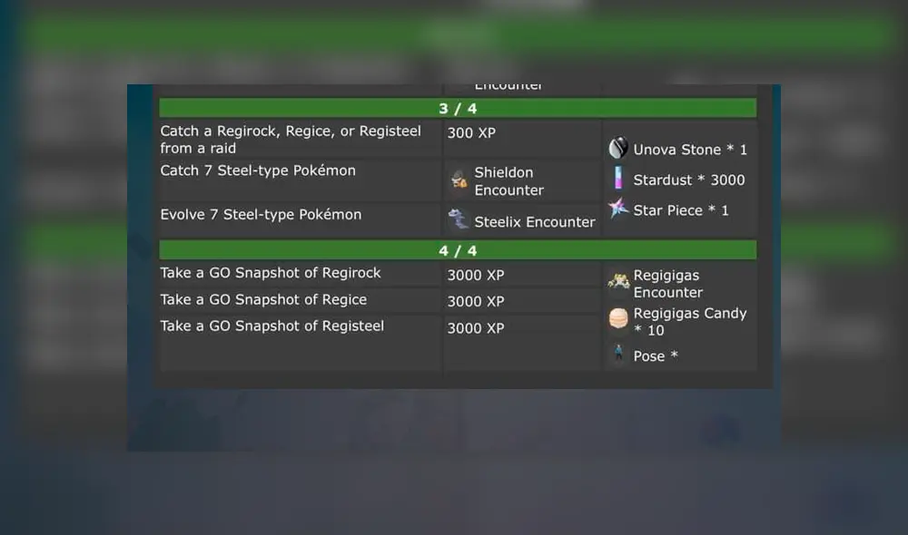 Misiones de Regigigas. Misiones de Regigigas.