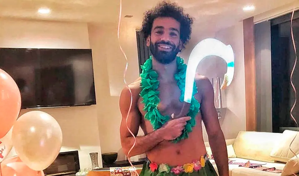 Mohamed Salah se disfrazó de un conocido personaje de Disney por el cumpleaños de su hija.
