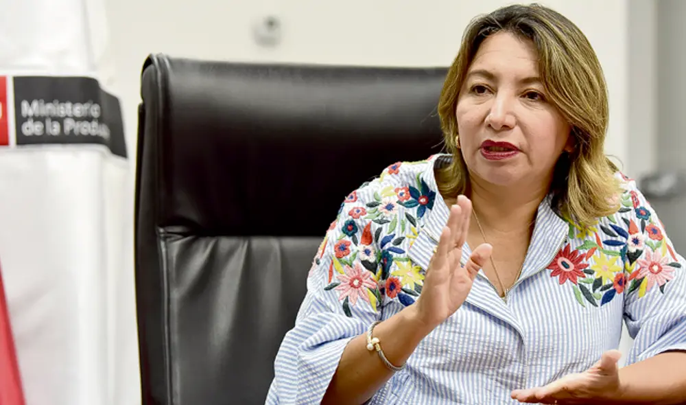 Rocío Barrios, ministra de la Producción