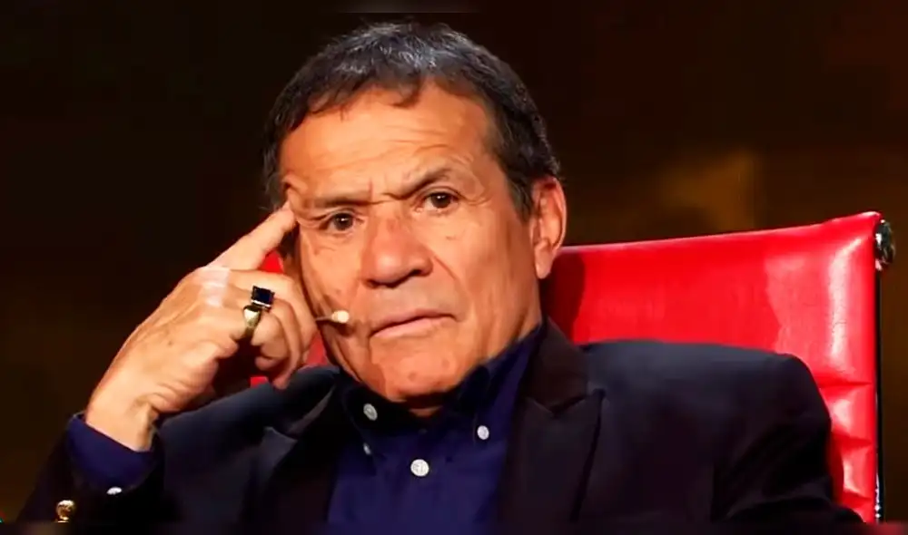 Miguel Barraza evita pregunta sobre su hijo en "El Valor de la Verdad". Foto: Captura