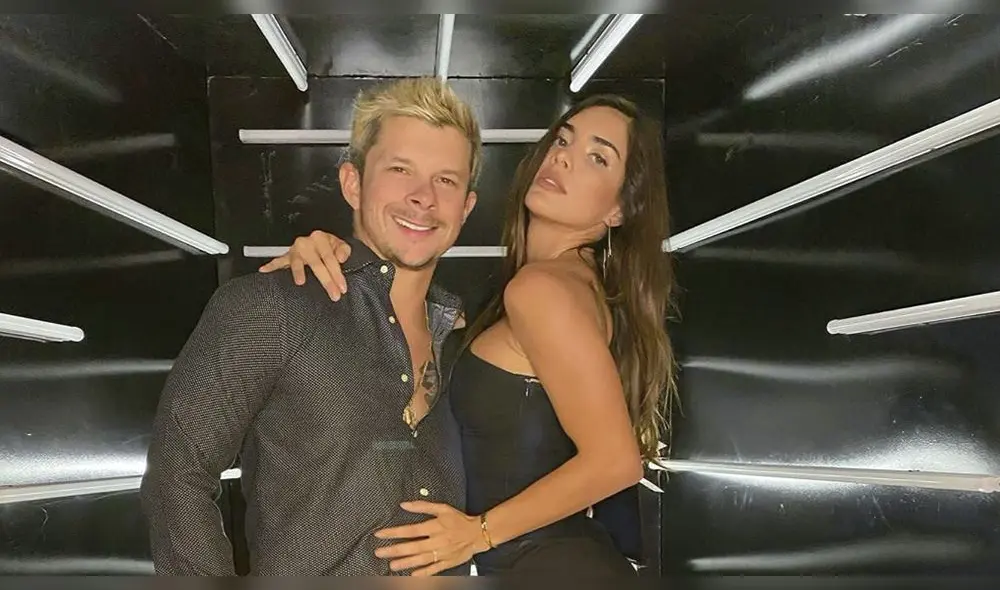 Korina Rivadeneira enseña la reacción de Mario Hart. Foto: Instagram