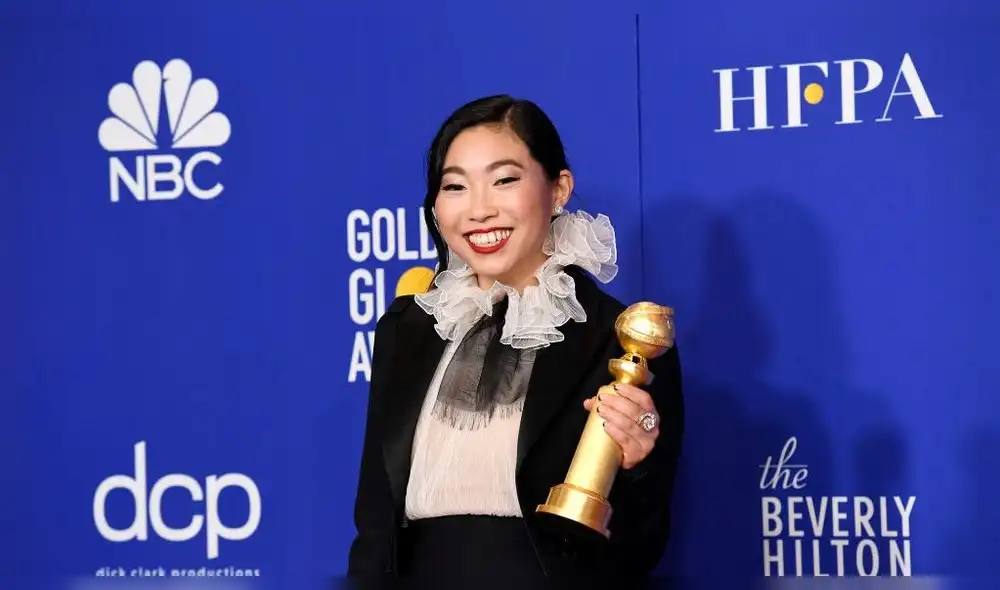 Awkwafina ganó un Globo de Oro. (Foto: Glamour)
