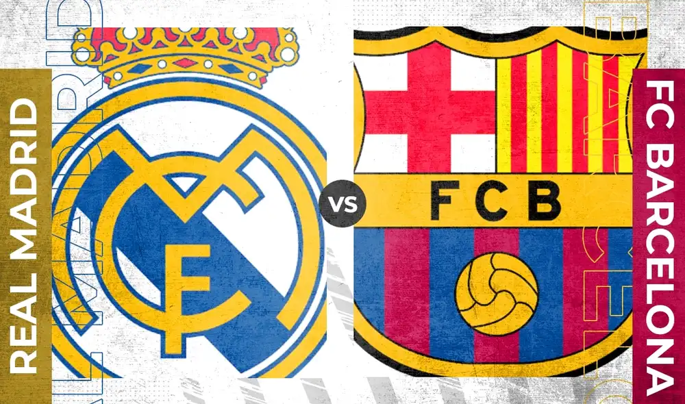 Real Madrid y Barcelona se enfrentan en una nueva edición del clásico español. Foto: Composición de Gerson Cardoso/La República Real Madrid y Barcelona se enfrentan en una nueva edición del clásico español. Foto: Composición de Gerson Cardoso/La República