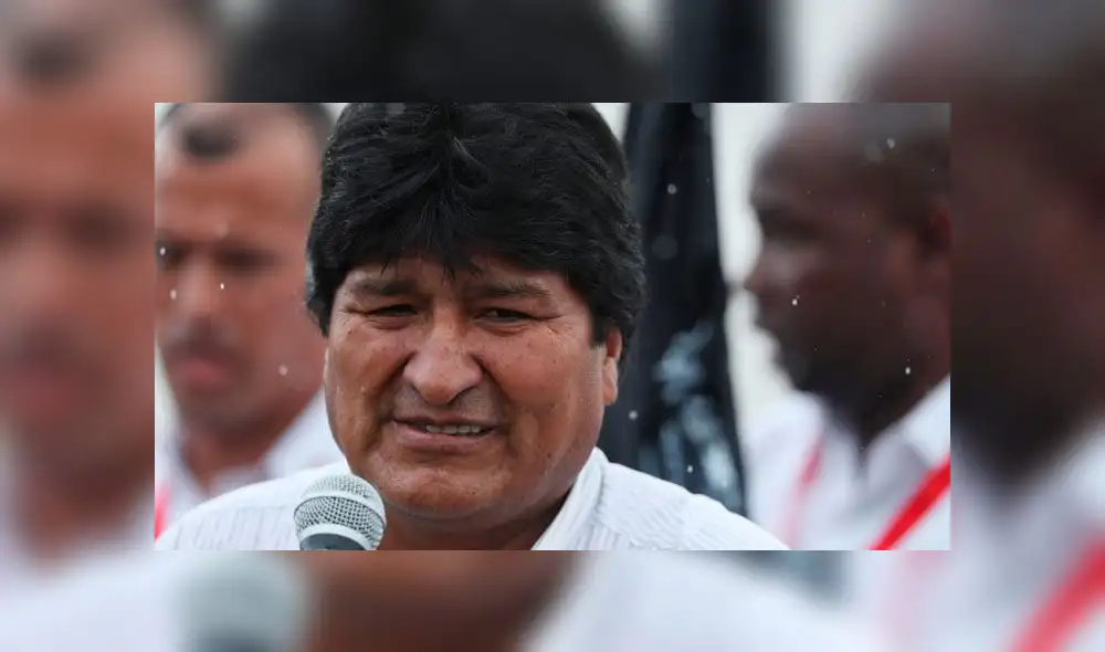 Evo Morales, presidente de Bolivia. Foto: EFE.