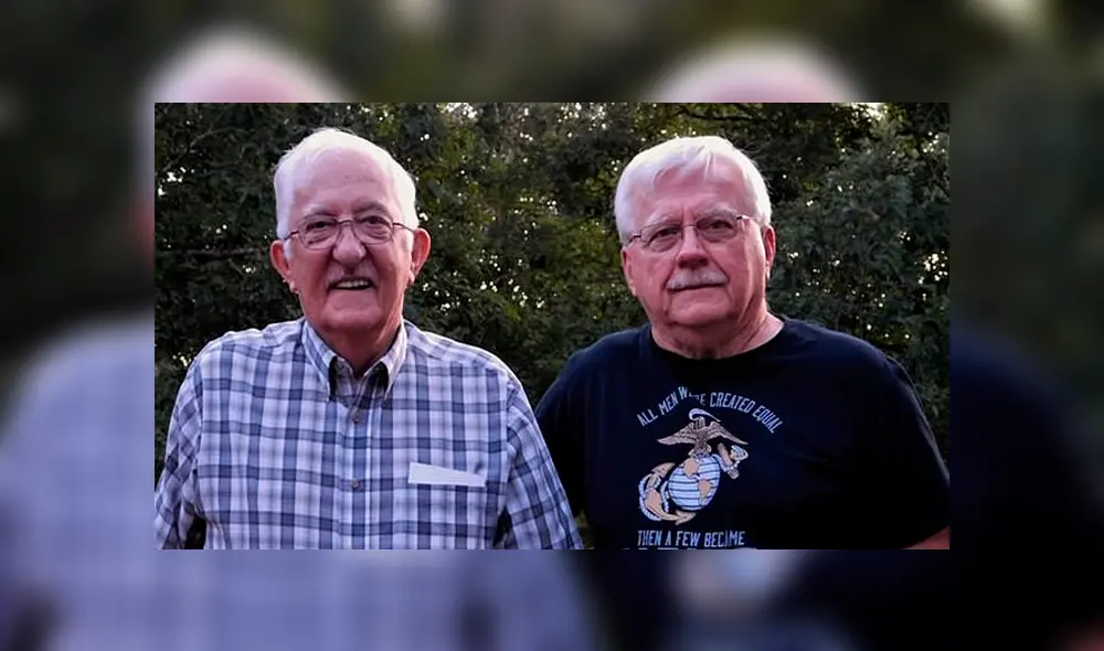 John y Jackie nacieron el 29 de agosto de 1942, pero fueron enviados a casa con las familias equivocadas. (Foto: Daily Mail)