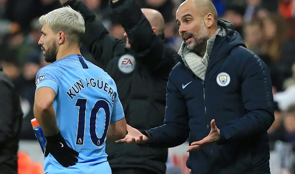 Pep Guardiola habló sobre la recuperación de Sergio Agüero. (Foto: EFE)