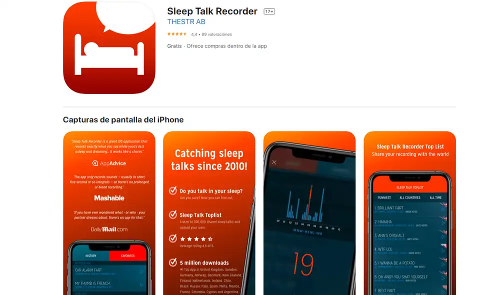 La app está disponible para iPhone. Foto: Captura de App Store
