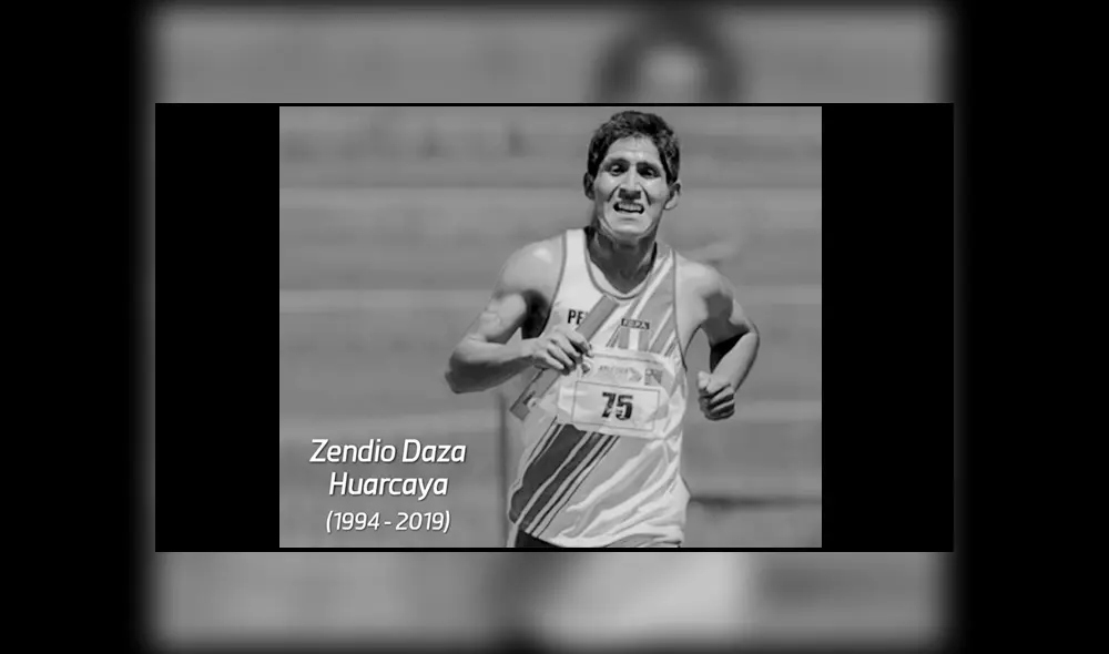 Zendio Daza falleció de a los 25 años. Foto: IPD Zendio Daza falleció de a los 25 años. Foto: IPD