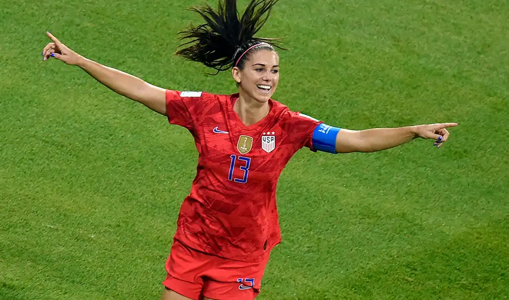 Estados Unidos vs. Inglaterra: sublime cabezazo de Alex Morgan decretó el 2-1 [VIDEO]