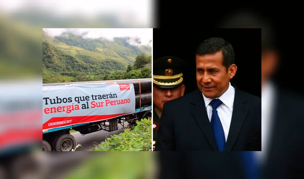 Ollanta Humala saluda decisión del Poder Judicial en torno al Gasoducto Sur Peruano.