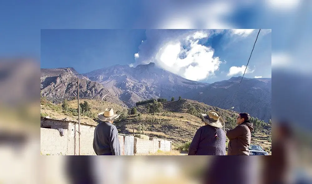 Volcán Ubinas. Afectados piden que les aseguren servicios. Volcán Ubinas. Afectados piden que les aseguren servicios.