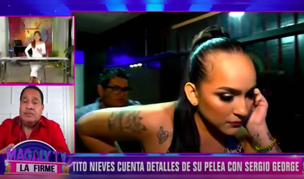 Tito Nieves, decidió disculparse con Daniela Darcourt por este problema y expresó que espera que Sergio George recapacite. (Foto: Captura ATV) Tito Nieves, decidió disculparse con Daniela Darcourt por este problema y expresó que espera que Sergio George recapacite. (Foto: Captura ATV)