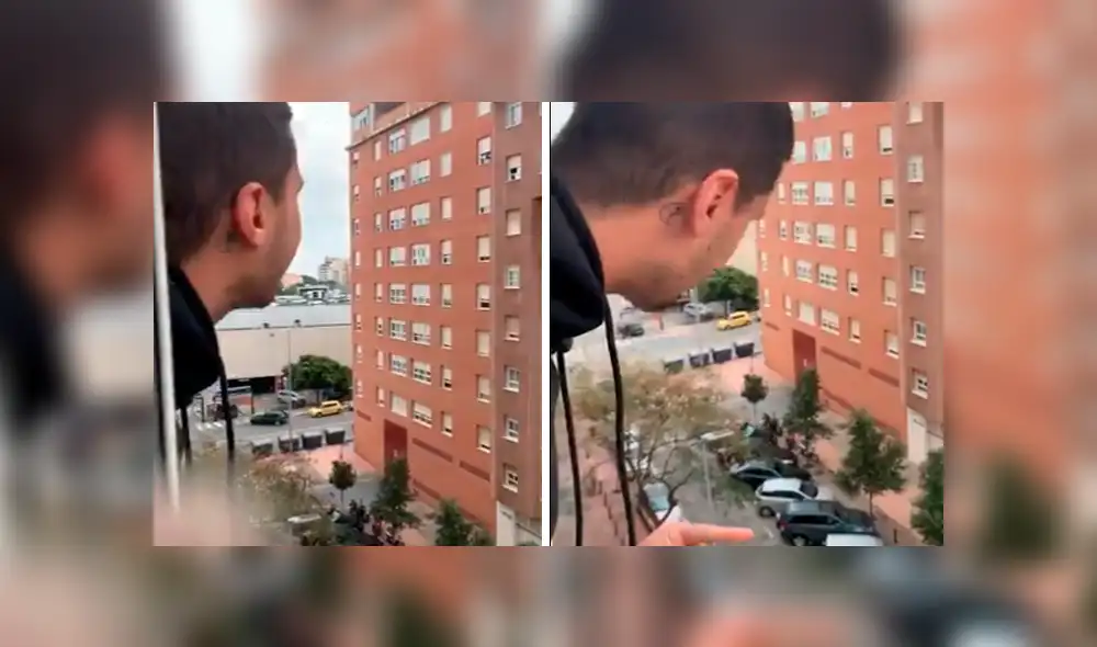 Desliza hacia la izquierda para ver el ocurrente juego de los españoles. Imágenes virales de Facebook.