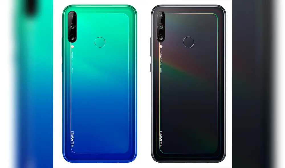 El Huawei P40 Lite E estará disponible en color negro y azul.