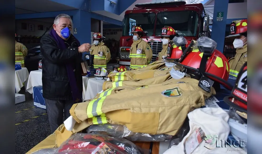 Compañía de Bomberos recibió donación de la municipalidad de Lince / Créditos: Cortesía Compañía de Bomberos recibió donación de la municipalidad de Lince / Créditos: Cortesía