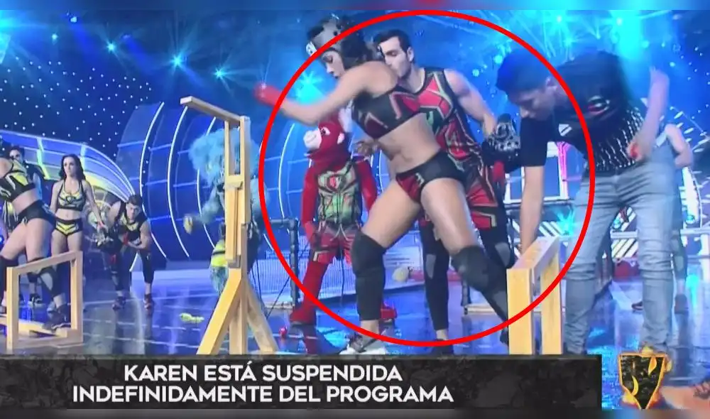 Karen Dejo es suspendida de "Esto es guerra" por falta grave contra la producción