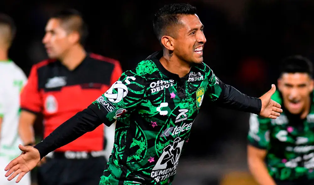 Hernández marcó para el León en la Liga MX. Foto: Liga MX twitter Hernández marcó para el León en la Liga MX. Foto: Liga MX twitter