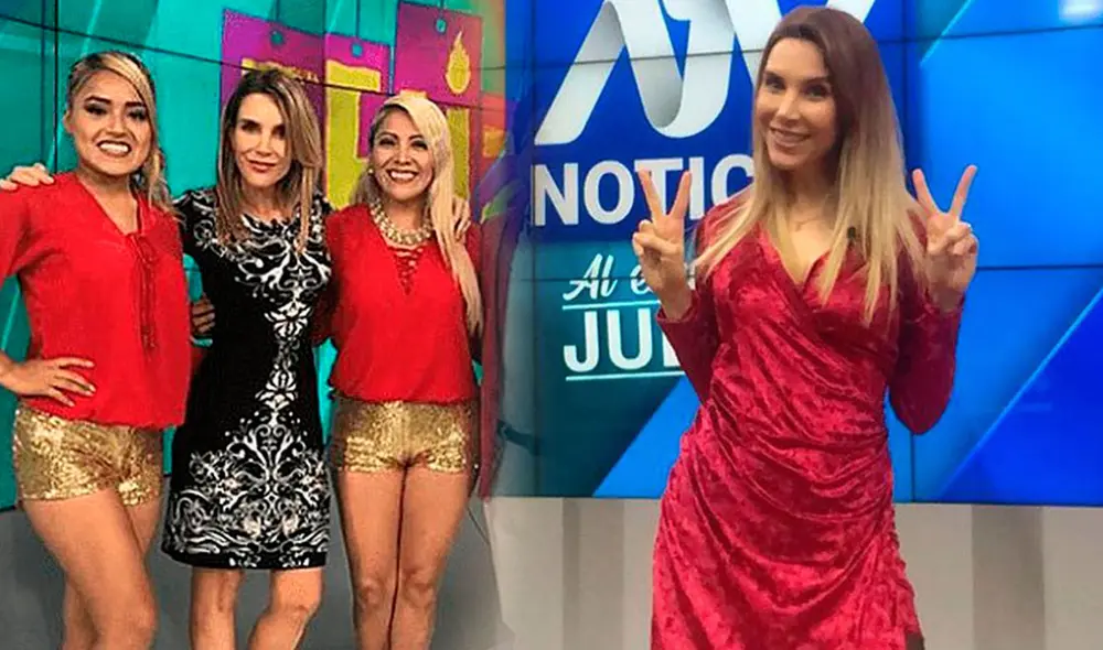 Juliana Oxenford se considera fan de una de las agrupaciones de cumbia más emblemática de Perú. Foto: captura/Latina/ATV Juliana Oxenford se considera fan de una de las agrupaciones de cumbia más emblemática de Perú. Foto: captura/Latina/ATV