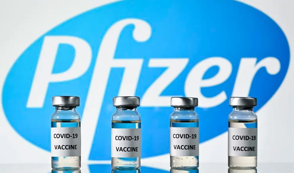 La farmacéutica Pfizer anunció que su vacuna contra la COVID-19 tiene una eficacia del 95% a partir de los 28 días después de la primera dosis. Foto: AFP La farmacéutica Pfizer anunció que su vacuna contra la COVID-19 tiene una eficacia del 95% a partir de los 28 días después de la primera dosis. Foto: AFP