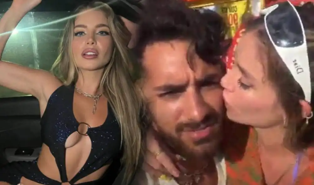 Flavia Laos y Austin Palao de vacaciones en Brasil. Foto: Composición LR/ Instagram Flavia Laos