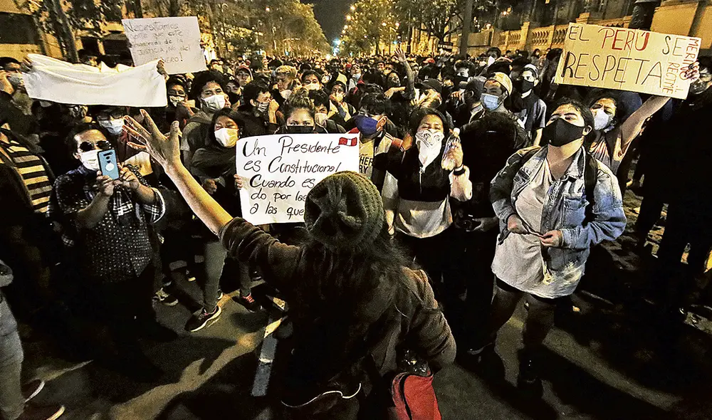 Acciones. Ellos mismo encontraron formas de organización: arte, pancartas, polos, seguridad, etc. Foto: John Reyes / La República