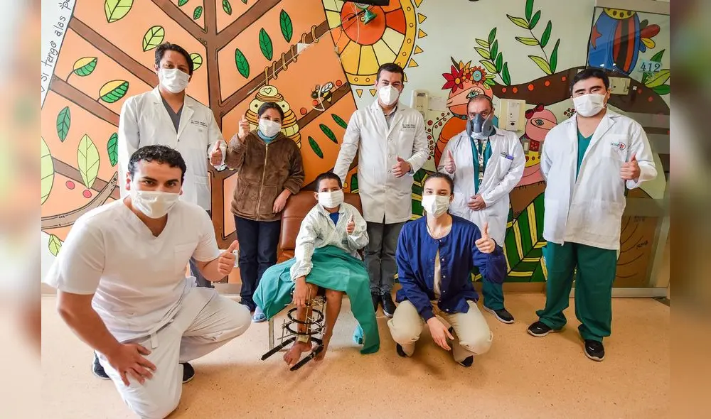 Un niño de 12 años recibió un proyectil de arma de fuego que le provocó una fractura expuesta en el miembro inferior del menor. /Créditos: Cortesía INSN