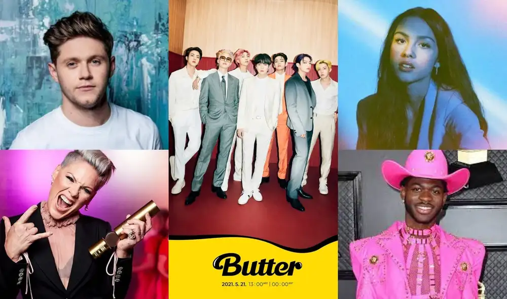 ¿Con qué artistas competirá BTS el 21 de mayo? Foto: composición LR