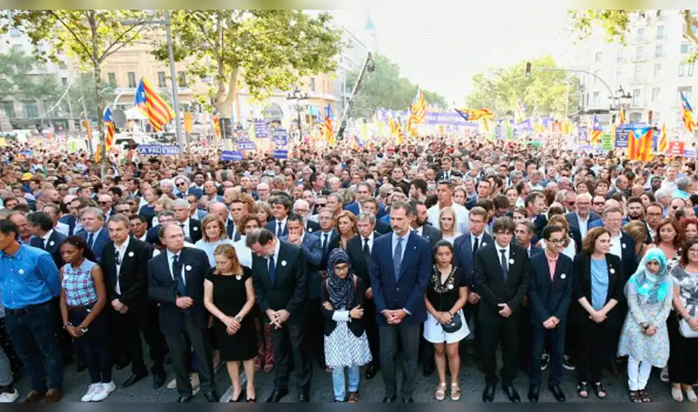 “¡No tengo miedo!”: Barcelona marcha contra el terrorismo