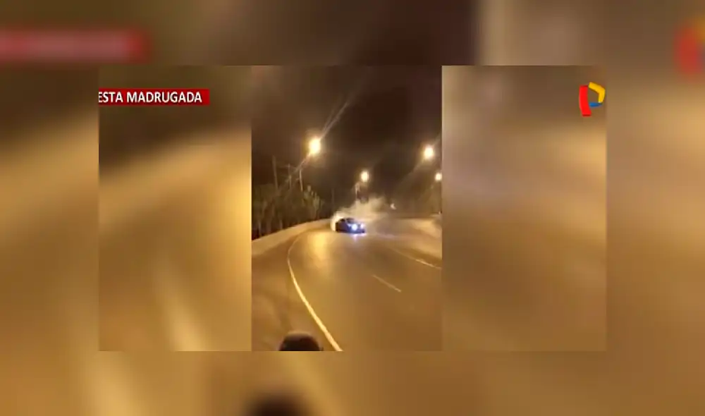 La Molina: conductor realiza práctica ilegal de ‘drifting’ en cerro Centinela [VIDEO]