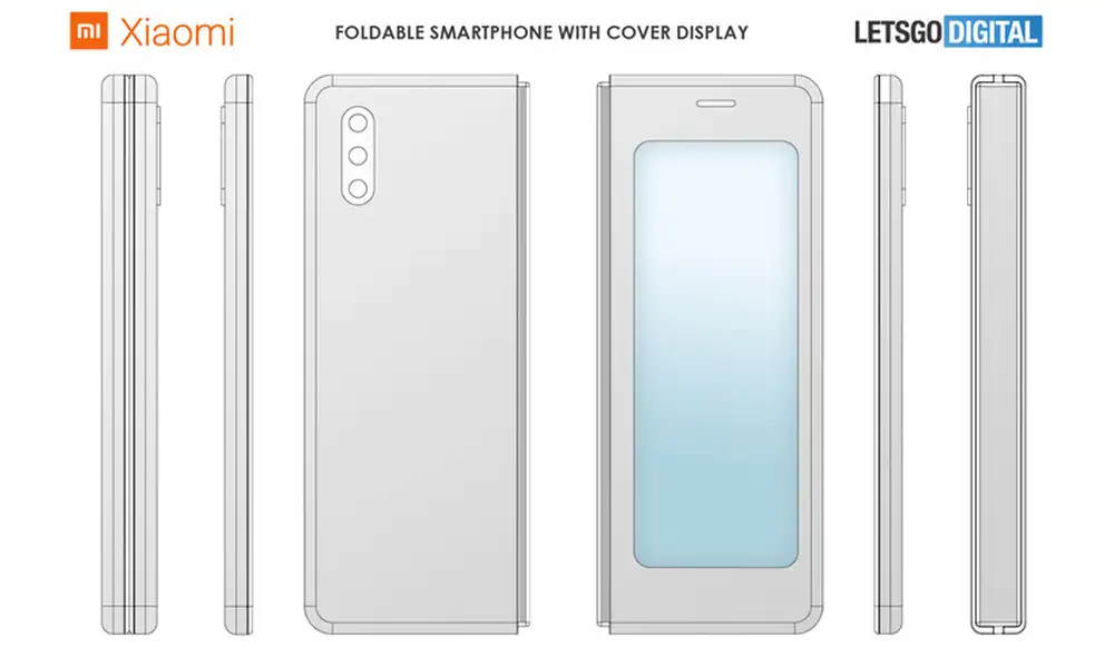 Este móvil de Xiaomi es una tableta con bisagras tipo libro con una pantalla secundaria adicional bien biselada. Foto: Let’s Go Digital