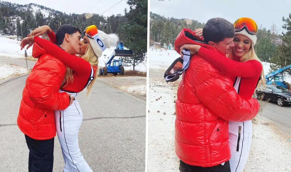 La influencer impactó a sus seguidores con un serie de imágenes besando al intérprete colombiano. “Mío (es oficial)”, escribió en Instagram. Foto: Instagram La influencer impactó a sus seguidores con un serie de imágenes besando al intérprete colombiano. “Mío (es oficial)”, escribió en Instagram. Foto: Instagram
