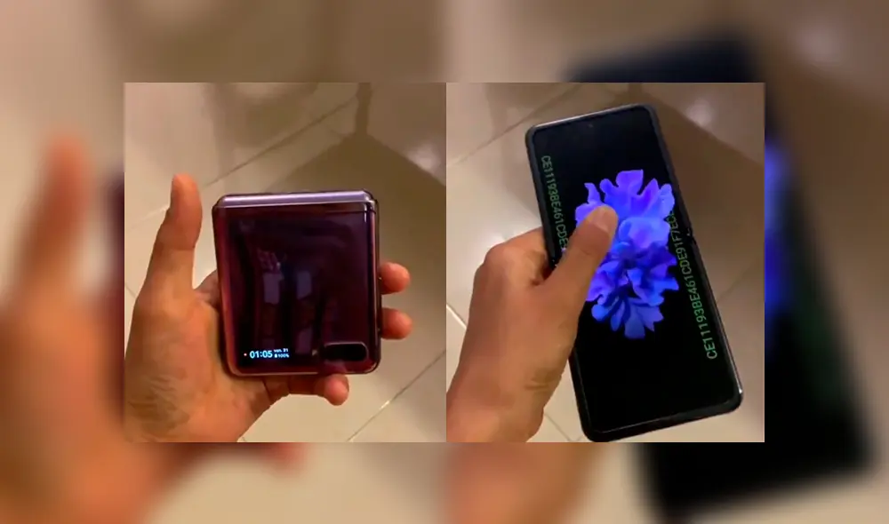 El primer video en la vida real del Samsung Galaxy Z Flip se filtró en redes sociales.