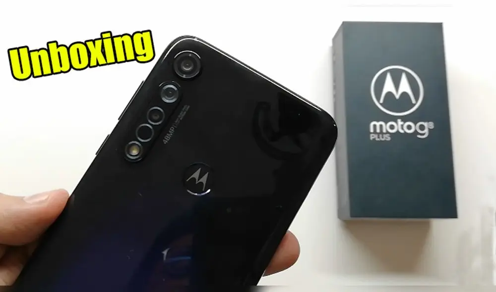 El Moto G8 Plus posee un sistema de triple cámara con visión nocturna. La cámara principal tiene un sensor de 48MP. Foto: Daniel Robles.