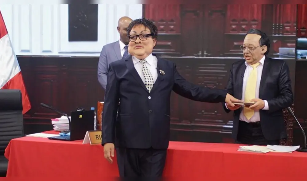 Jorge Benavides parodia a Richard Swing en el Congreso de la República | Foto: Facebook Jorge Benavides parodia a Richard Swing en el Congreso de la República | Foto: Facebook