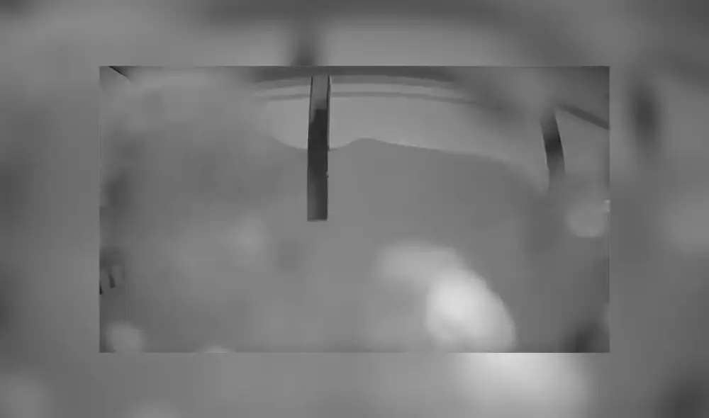 Cámara de seguridad revela cómo quedó una casa después de una fuerte nevada [VIDEO]