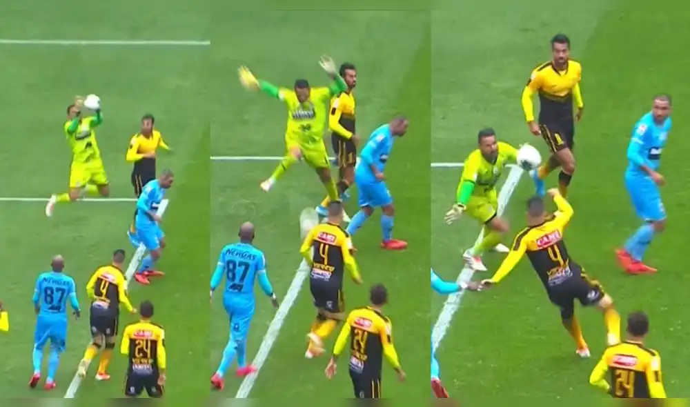 El blooper de Raúl Fernández. Foto: Captura