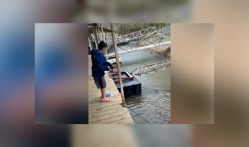 Desliza hacia la izquierda para ver las imágenes del video viral de Facebook.